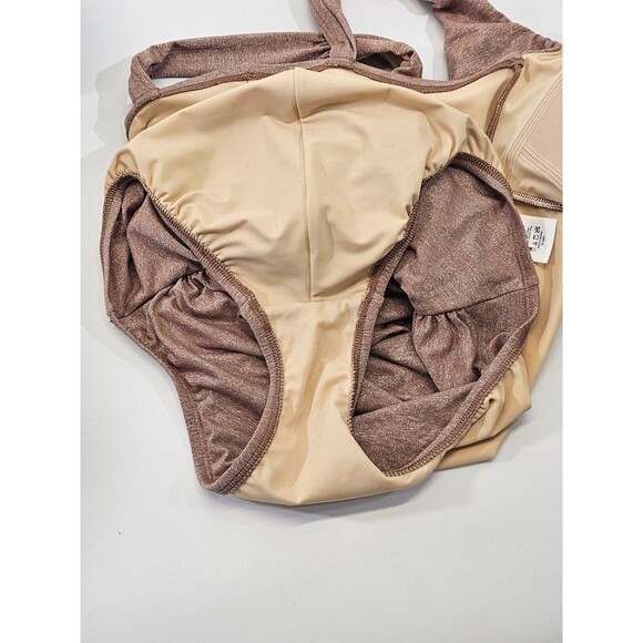 LANDS' END Women's 12 Slender Suit Shine Grecian One Piece Swimsuit Swim Suit - Picture 9 of 9